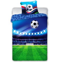 Povlečení hladká bavlna - Fotbal