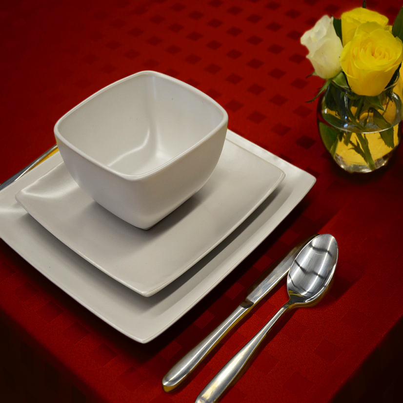 Teflonový ubrus Gastro HT vínová H-202-2043 - Vyber rozměr: 80x80