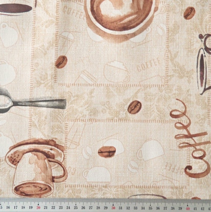 PVC obrusovina - Coffee