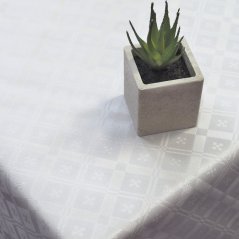PVC ubrusovina - Damašek - káro