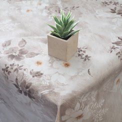 PVC obrusovina - Kvety na mramore