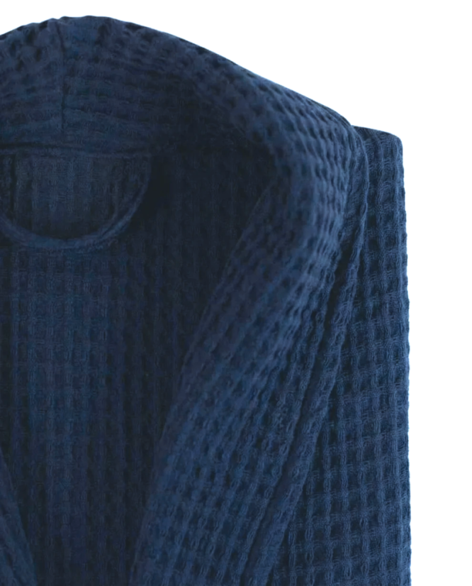 Hotelový vaflový župan - modrý - 5 ks