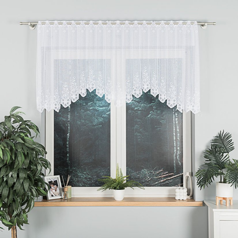 Kusová záclona Lenka - Vyber rozmer záclony ↕VxŠ ↔ (cm): 115x200