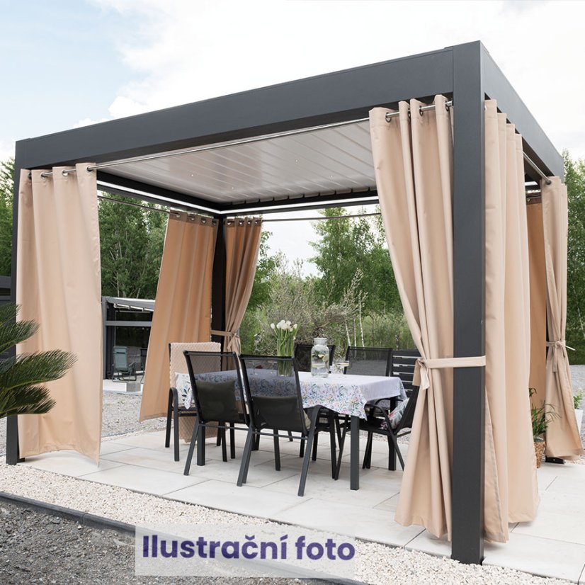 Voděodolná venkovní látka Moana - béžová - Šíře materiálu ↔ (cm): 150