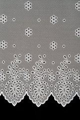 Vitrážová záclona Běla