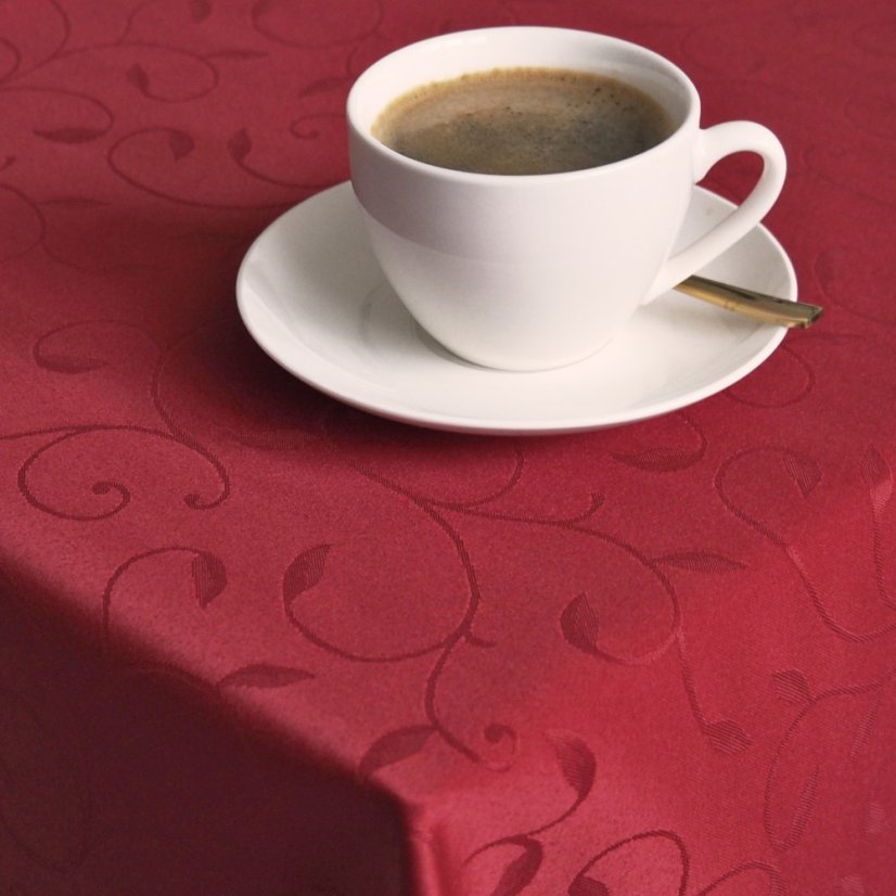 Teflonový ubrus Gastro HT vínová Dafne 2220 - Vyber rozměr: 40x40