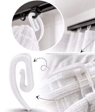 🐌Šneky na zavěšení záclon a závěsů: praktický pomocník do každé domácnosti