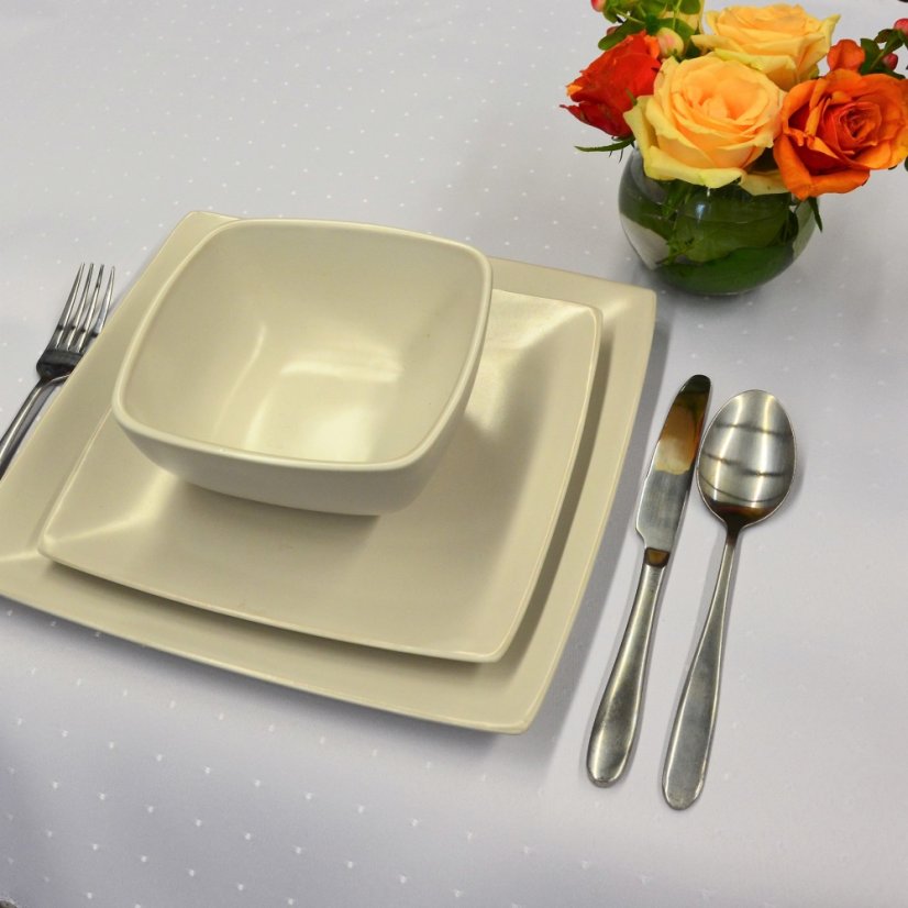 Látka na ubrusy Gastro HT bílá H233-2000 - Šíře materiálu ↔ (cm): 180