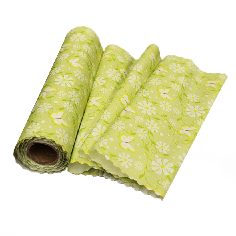 Ubrusová šála v metráži Fancy - Šíře materiálu ↔ (cm): 38, Vyber okraje: pouze střih