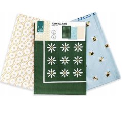 Sada utěrek - Včelky