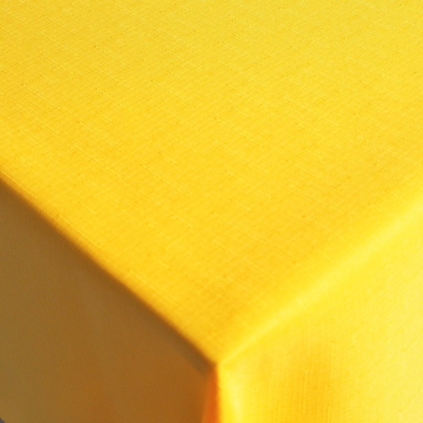 Teflónový obrus 3014 tm.žltá STANDARD - obšitý - Vyber rozměr: 75x75