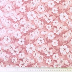 PVC ubrusovina - Růžové květy