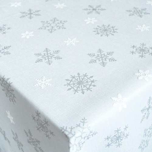 Vianočné obrusy - Snehová vločka - biele - Rozměr ubrusu: 30x30