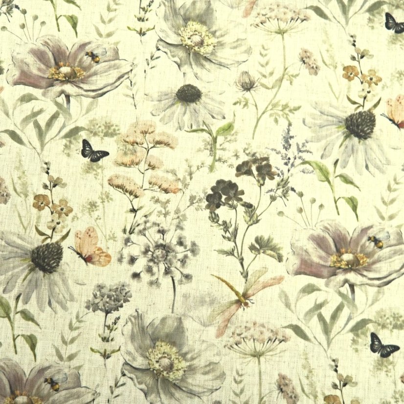 Dekoračná látka LINO 25003-101 - Šírka materiálu ↔ (cm): 150, Vyber šitie: bez obšití