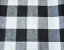 Dekorační látka - Kanafas černý - velká kostka - Šíře materiálu (cm): 150, Vyberte šití: bez obšití
