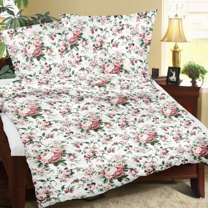 Povlečení bavlněný satén Marina - Rozměr povlečení: 140x200+70x90