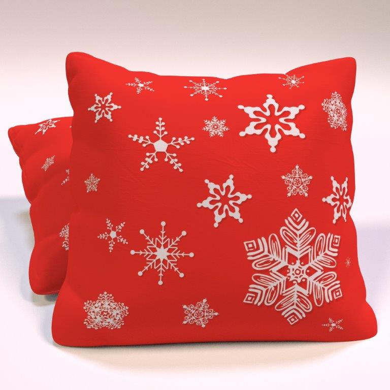 Vánoční polštářek Vločky Vánoční polštářek Vločky