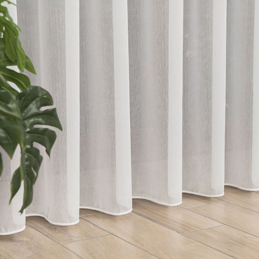 Záclona Lorna s olůvkem - Vyber výšku ↕ (cm): 300, Vyber šití: bez obšití