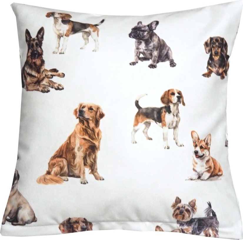 Povlak na polštářek Pejsci