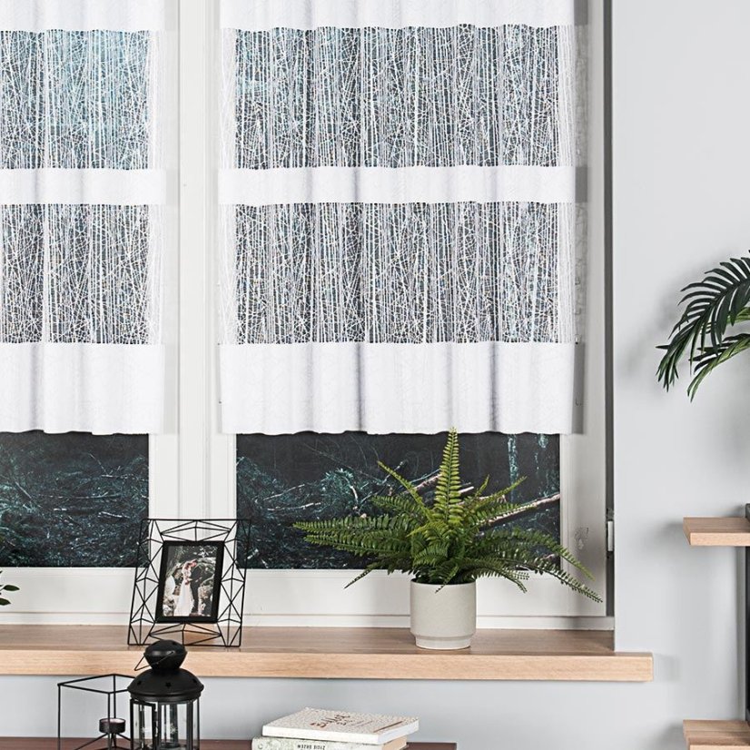 Kusová záclona Treda - Vyber rozměr záclony  ↕VxŠ ↔ (cm): 130x250