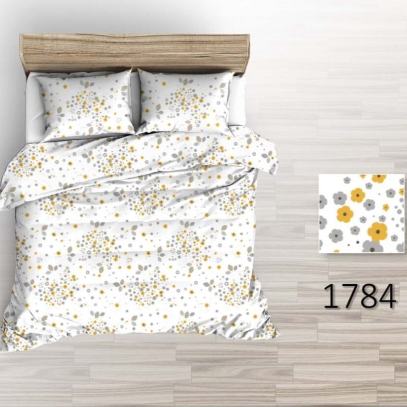 Obliečky hladká bavlna LUX - Helena - Rozměr povlečení: 140x200+70x90