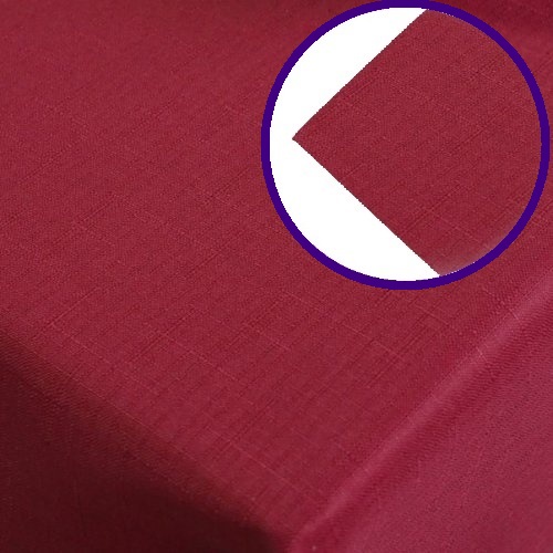 Teflonový ubrus 354 vínová STANDARD - obšitý - Vyber rozměr: 75x75