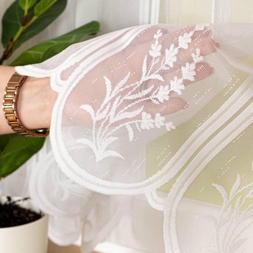 Vitrážová záclona Provence - Vyber výšku ↕ (cm): 38