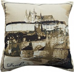 Gobelínový povlak na polštářek – Pražský hrad