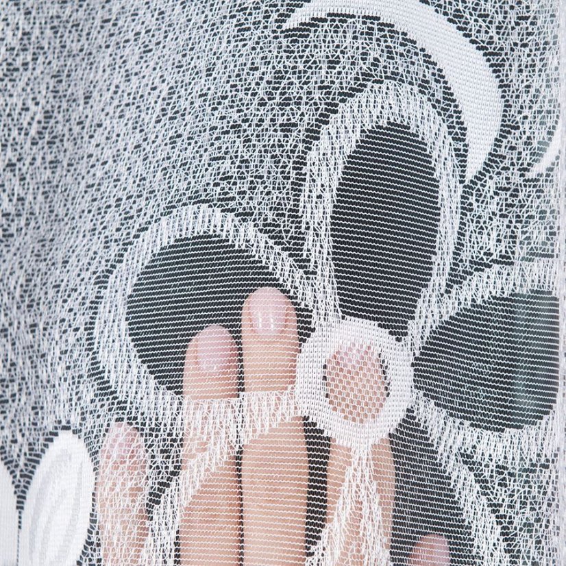 Záclona Felda - Vyber výšku ↕ (cm): 147, Vyber šití: bez obšití