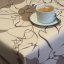 Teflonový ubrus tisk Sintra - hnědá - Rozměr ubrusu: 75x75