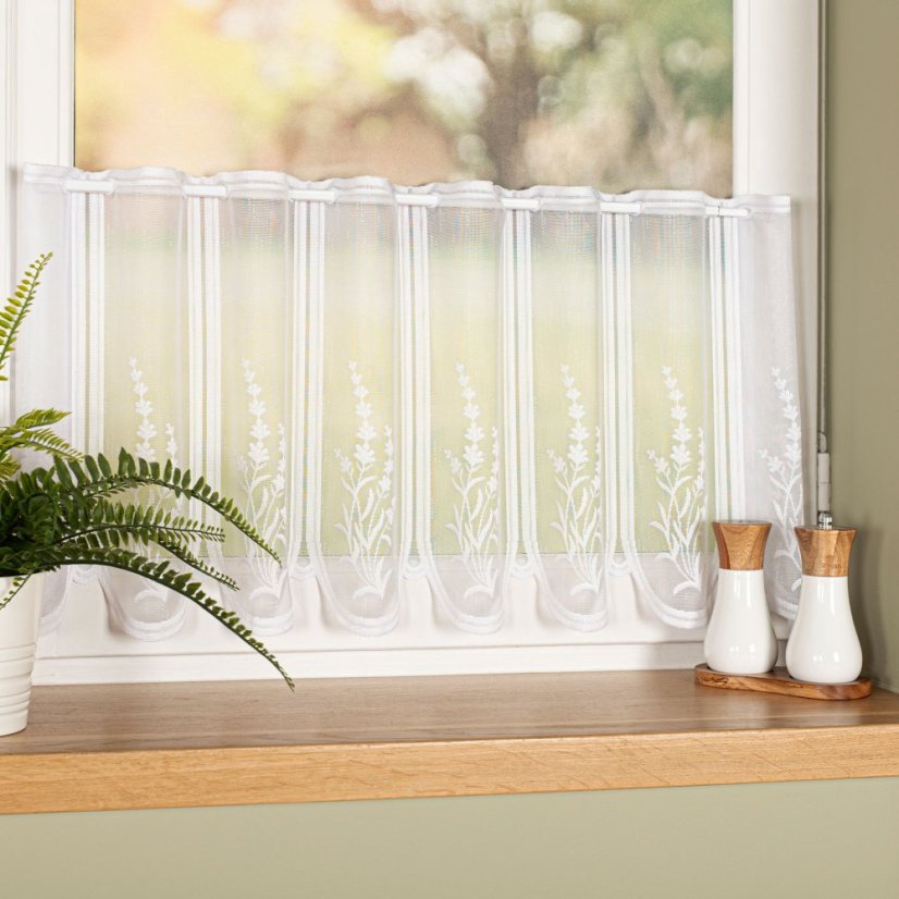 Vitrážová záclona Provence - Vyber výšku ↕ (cm): 38