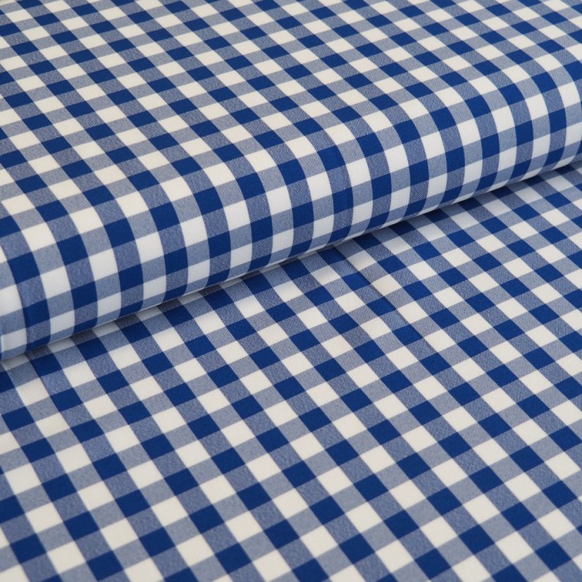 Teflonová látka Kanafas - modrá - Šíře materiálu ↔ (cm): 165