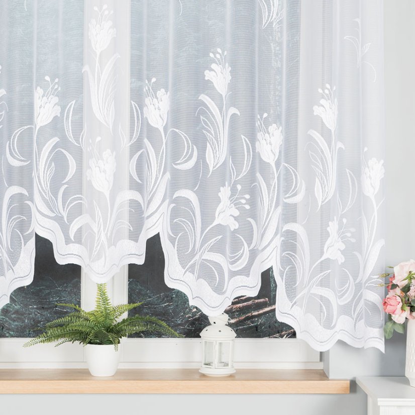 Kusová záclona Juliana - Vyber rozměr záclony  ↕VxŠ ↔ (cm): 155x300