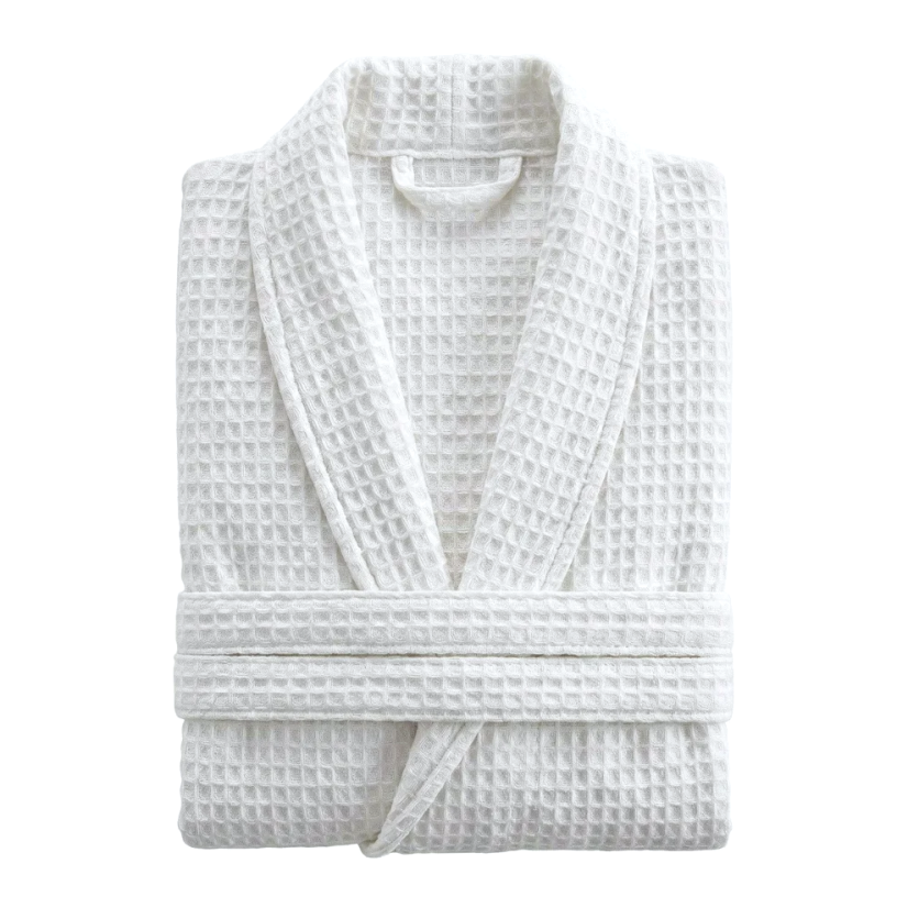 Hotelový vaflový župan - bílý - 5 ks