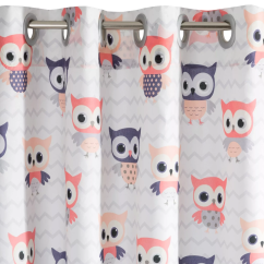 Kusový závěs s očky Sovičky