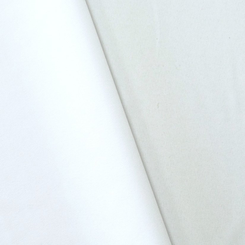 Dekorační látka Rongo - bílá - Šíře materiálu ↔ (cm): 150, Vyber šití: bez obšití