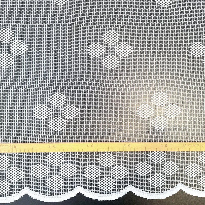 Záclona Lujda - Vyber výšku ↕ (cm): 160, Vyber šití: bez obšití