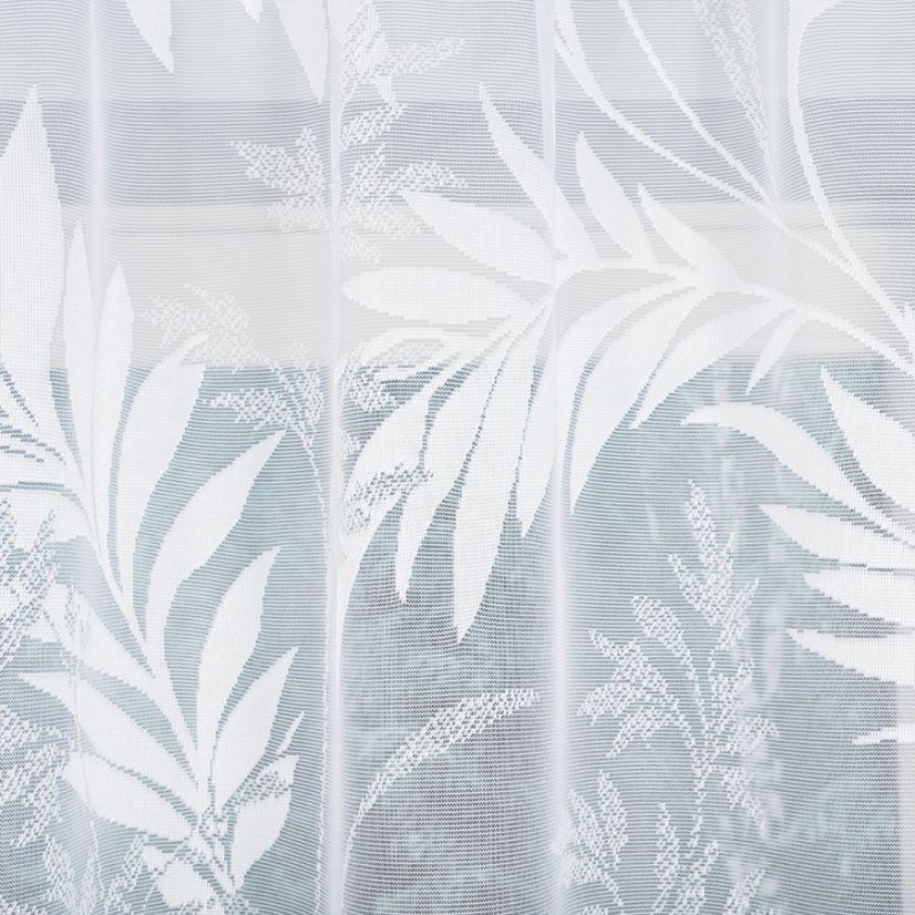 Oblouková záclona Lara - Vrchný okraj: Bez riasiacej pásky, Vyber rozmer záclony ↕VxŠ ↔ (cm): 100x250