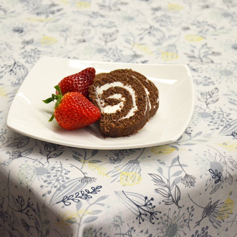 Teflonový ubrus tisk Viva šedá - Vyber rozmer: 50x100