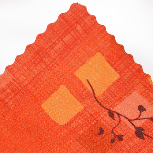 Teflonový ubrus tisk Manila - červená - Rozměr ubrusu: 75x75