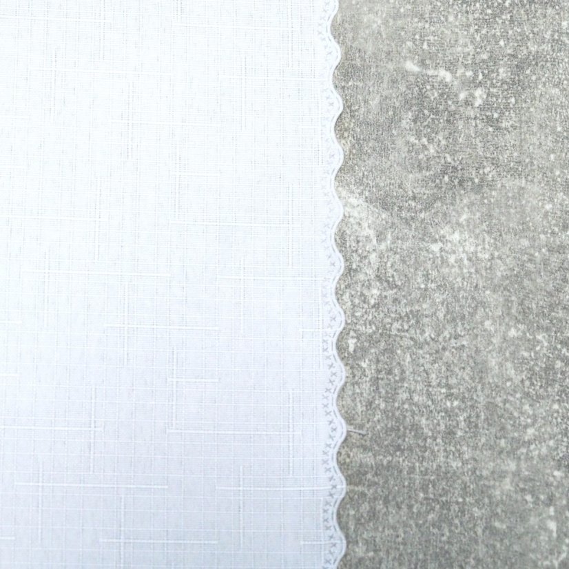 Teflónový obrus 3018 biela STANDARD - Vyber rozmer: 30x30