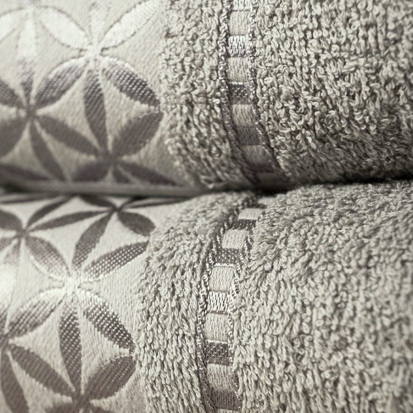 Ručník, osuška Paula - šedá - Rozměr ručníku: 50x90