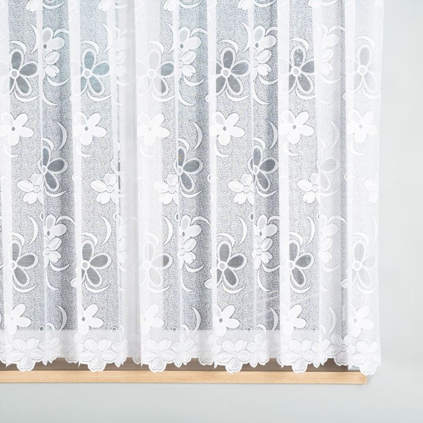 Záclona Felda - Vyber výšku ↕ (cm): 147, Vyber šití: bez obšití