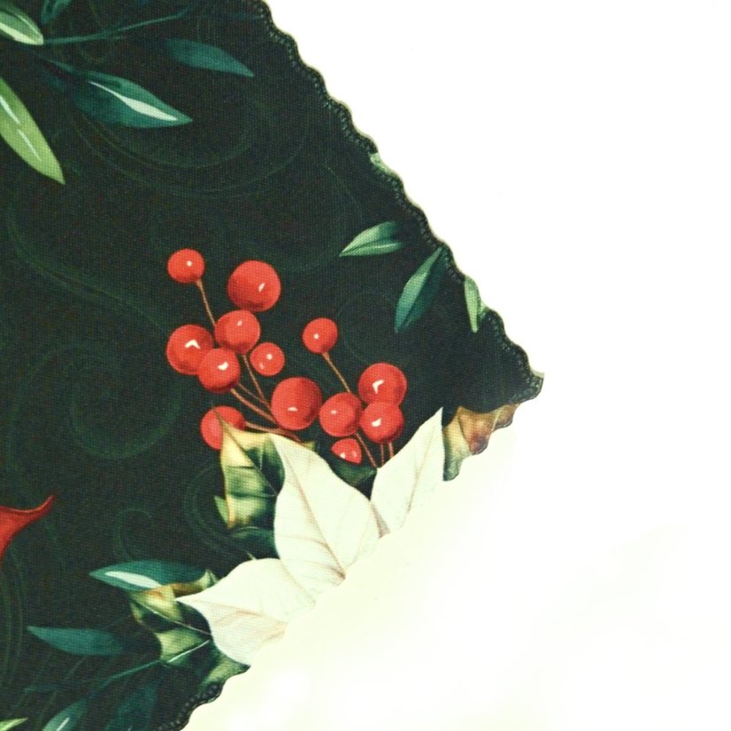 Ubrusy a běhouny Vánoční růže - zelené