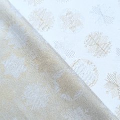 Vánoční látka na ubrusy - Sněhové vločky