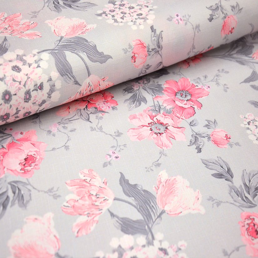 Teflonová látka Sweet Rose - Šíře materiálu ↔ (cm): 155