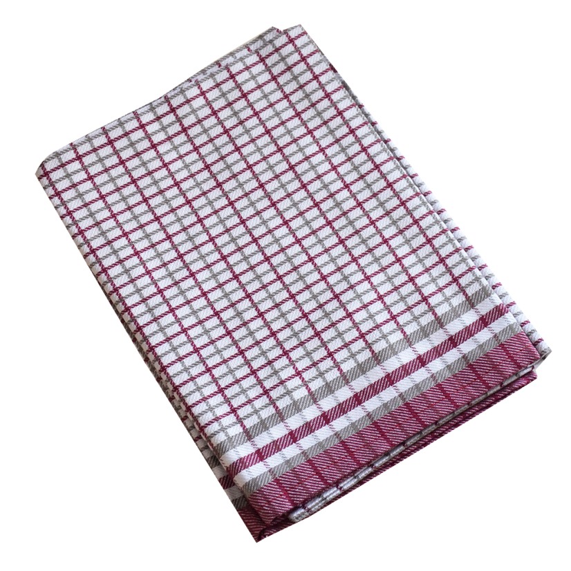 Sada bambusových utěrek síto - bordó - Balenie: 3ks