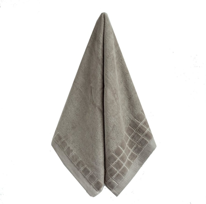 Ručník, osuška Lari - béžovo-šedá - Rozměr ručníku: 50x100