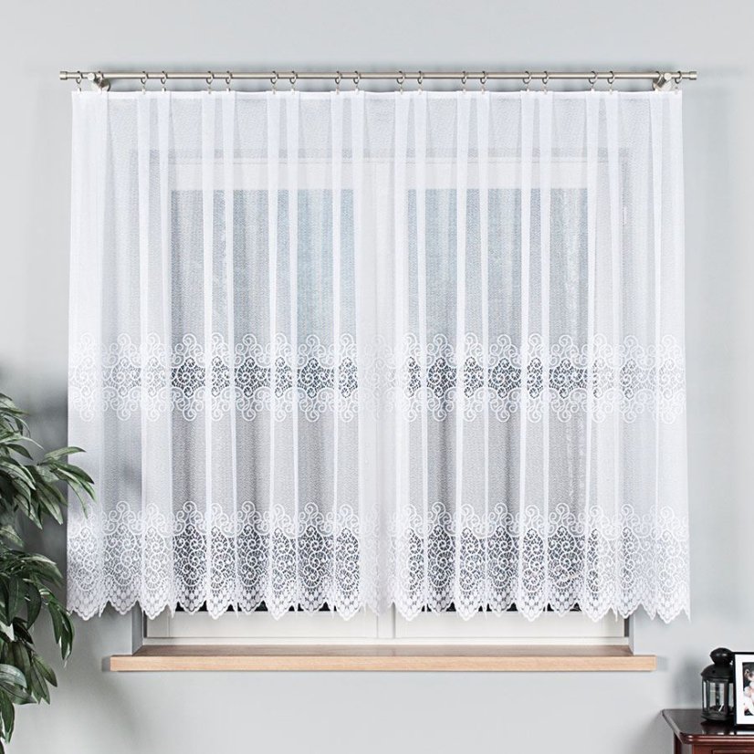 Kusová záclona Julie - Vyber rozměr záclony  ↕VxŠ ↔ (cm): 130x300