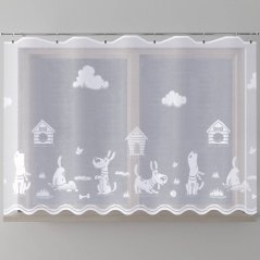 Dětská kusová záclona Hafík
